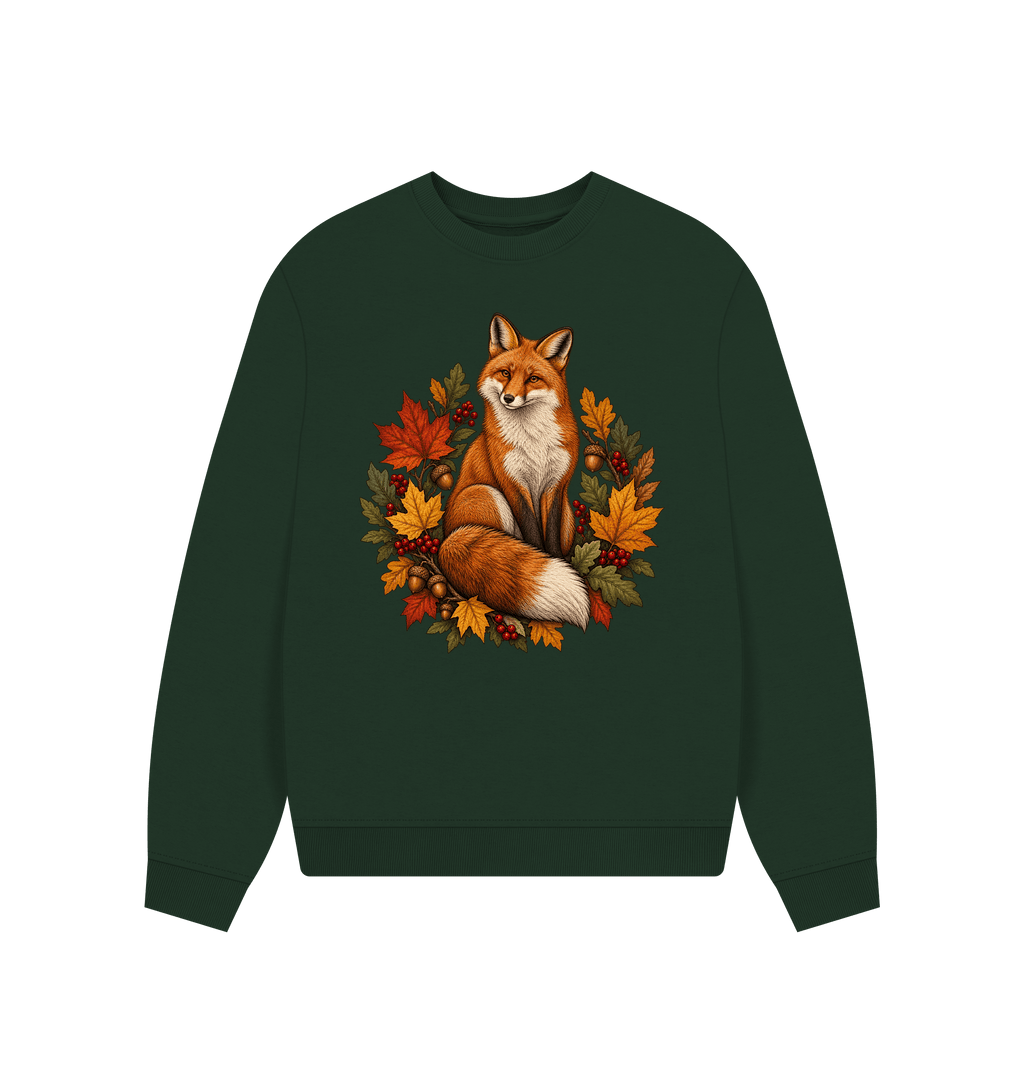 Evergreen Printed Sweater Front