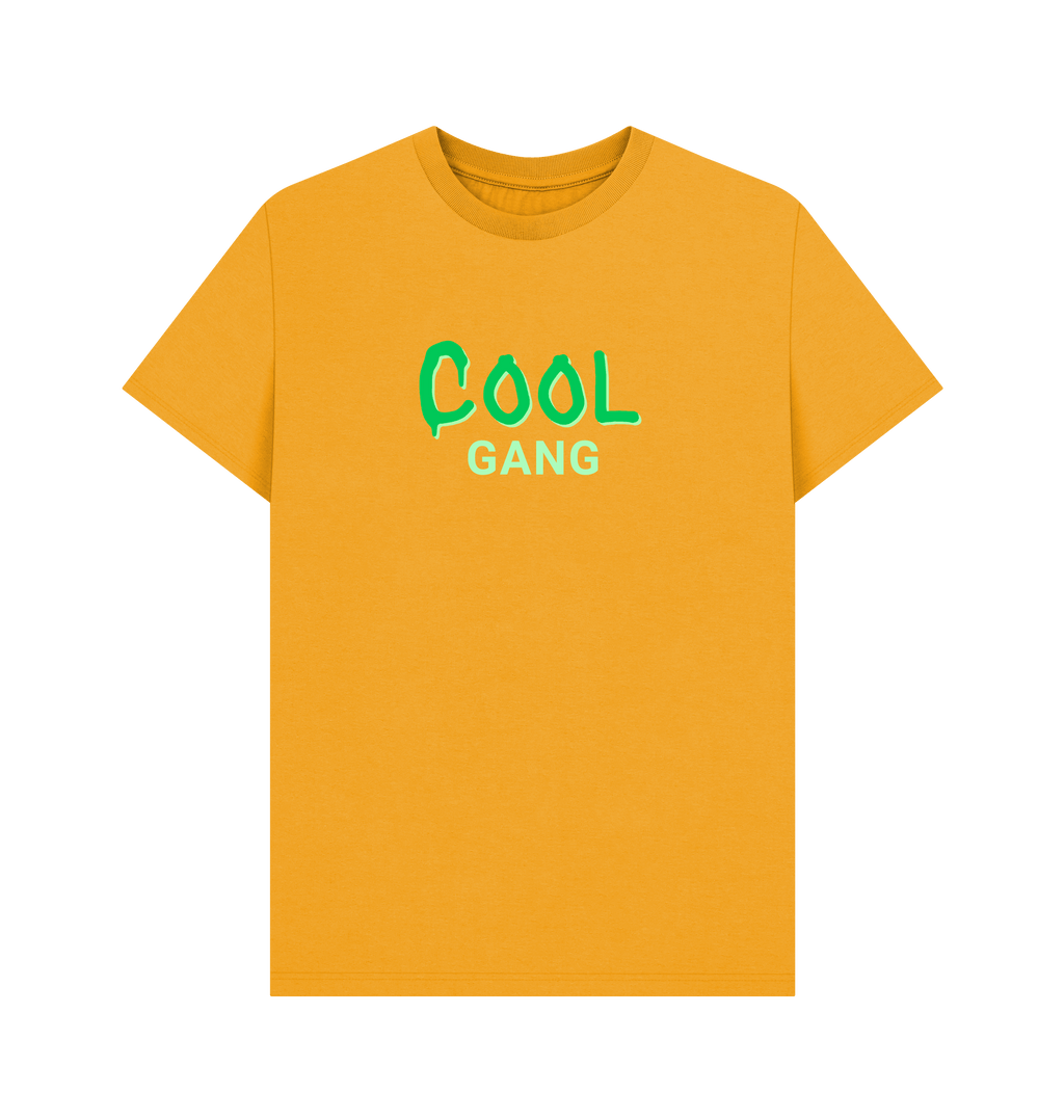 Mustard Printed T-shirt Front