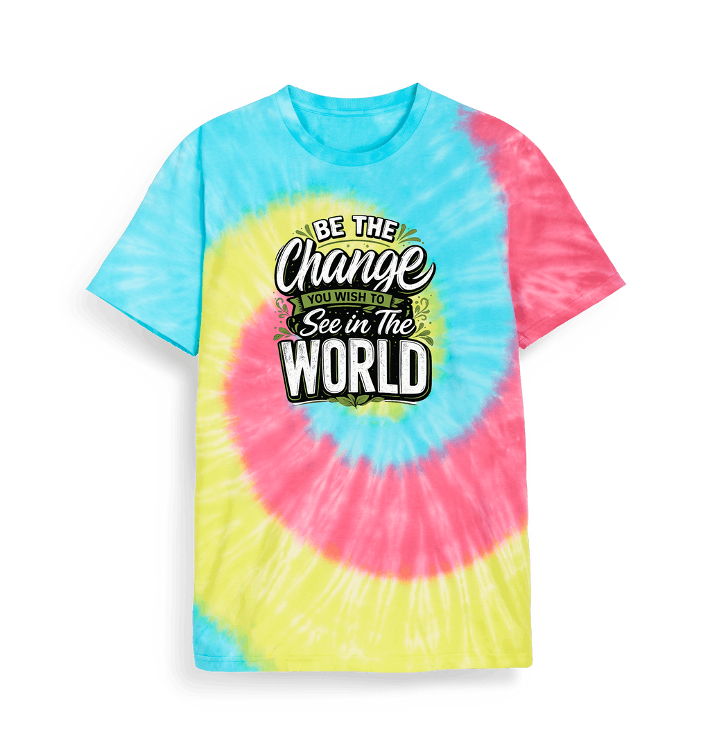 Tie Dye Printed T-shirt Front
