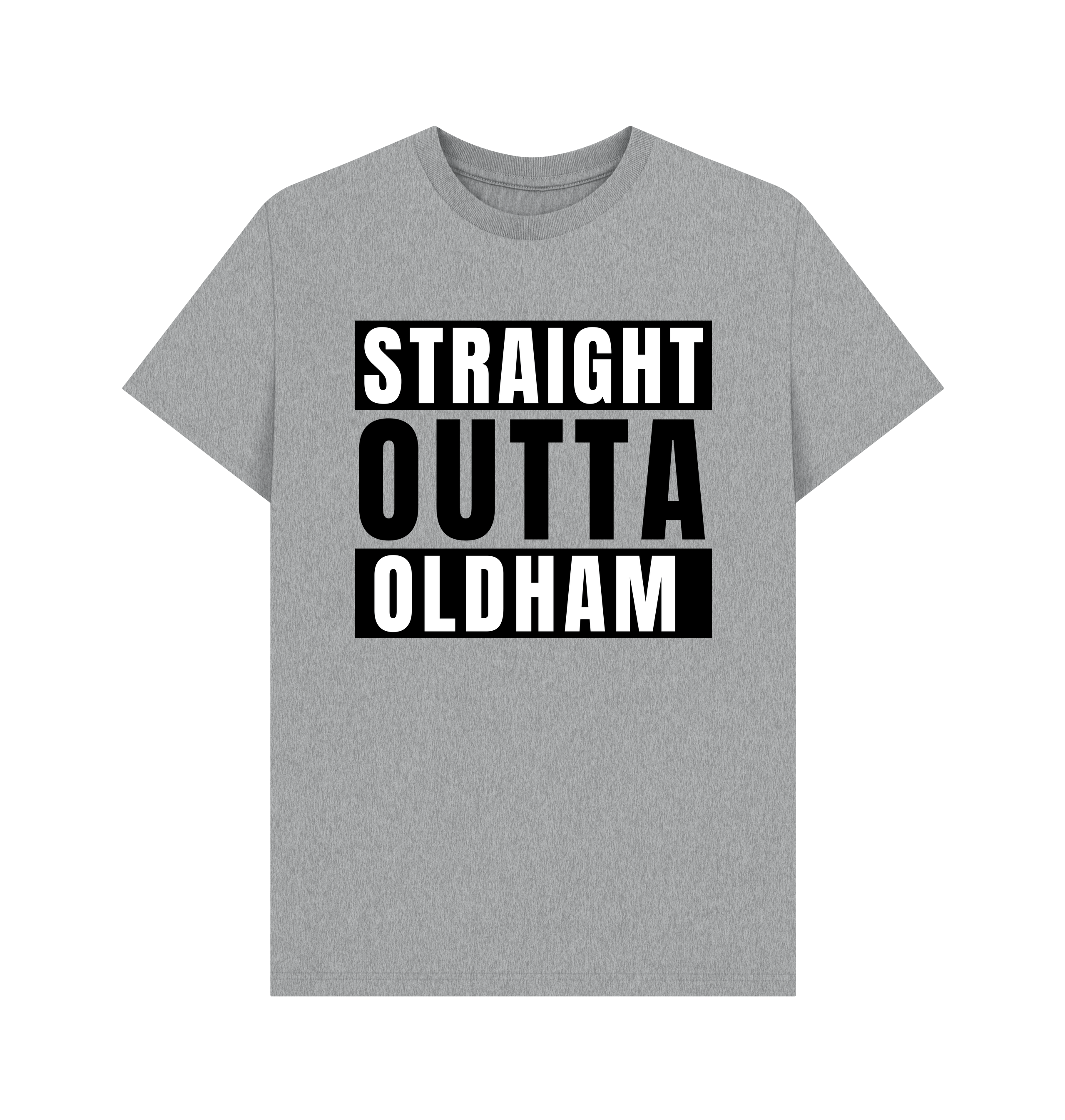 Athletic Grey Printed T-shirt Front