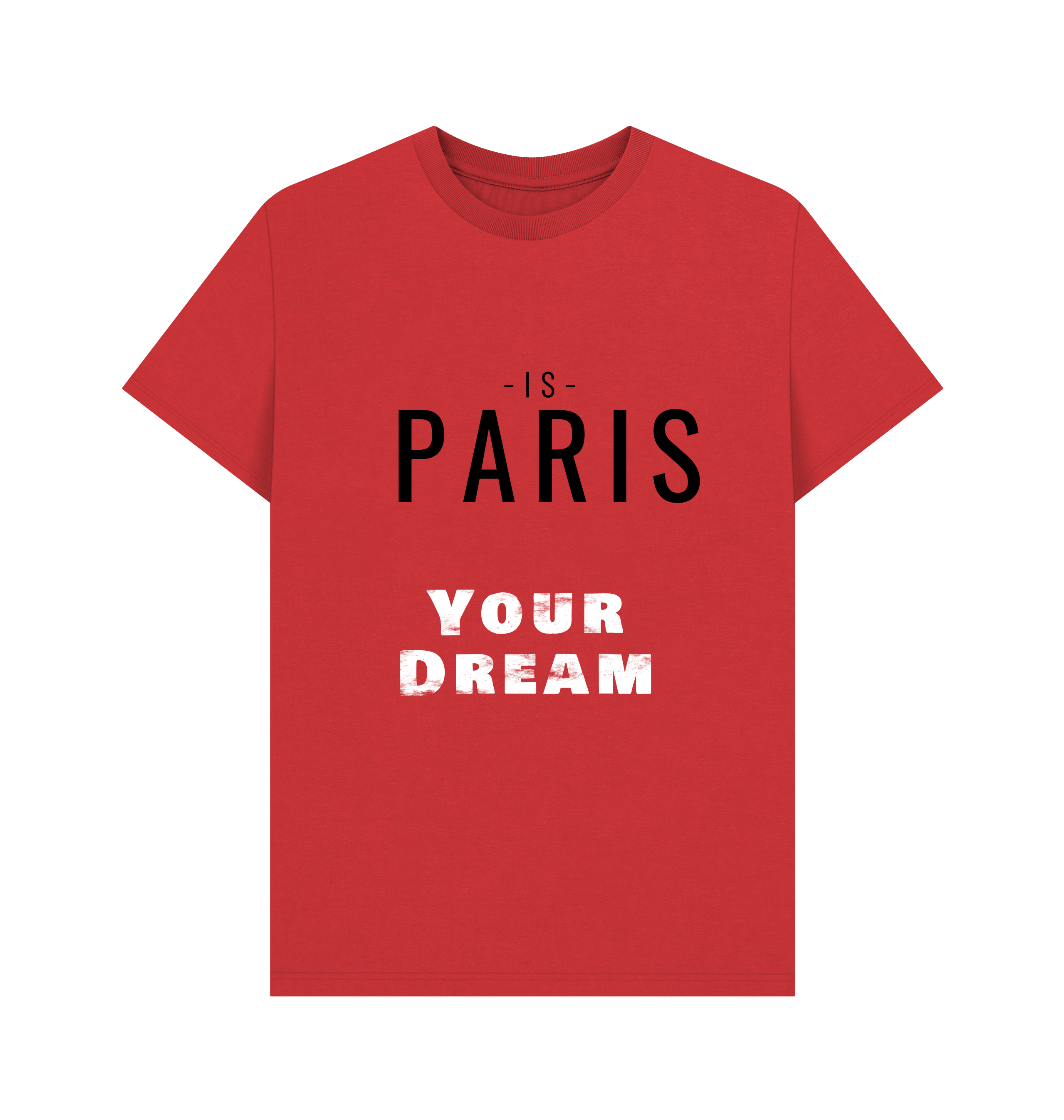 Red Printed T-shirt Front