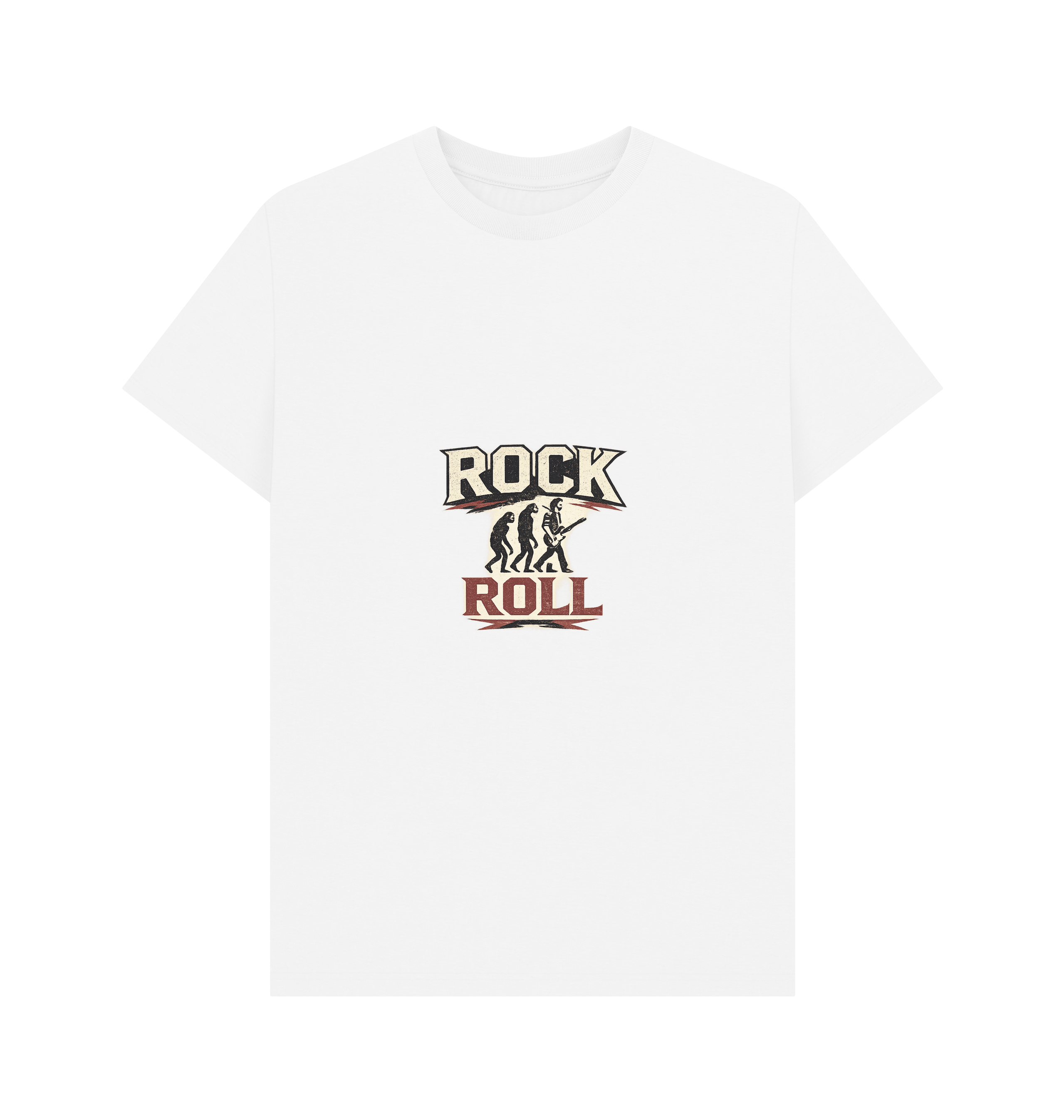 White Printed T-shirt Front