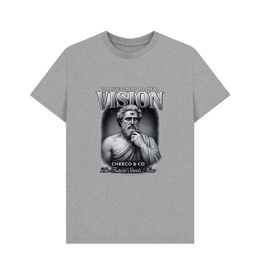 Athletic Grey Printed T-shirt Front