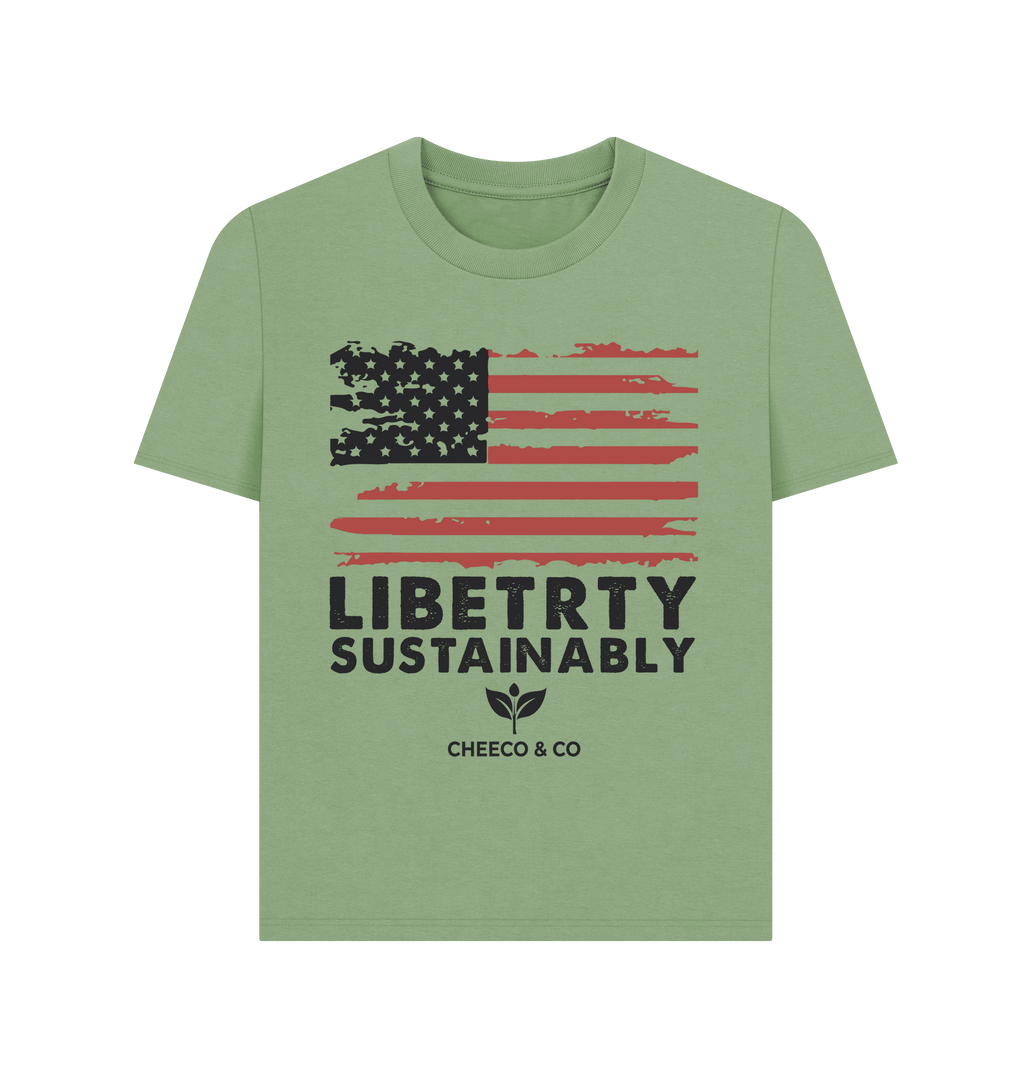 Sage Printed T-shirt Front