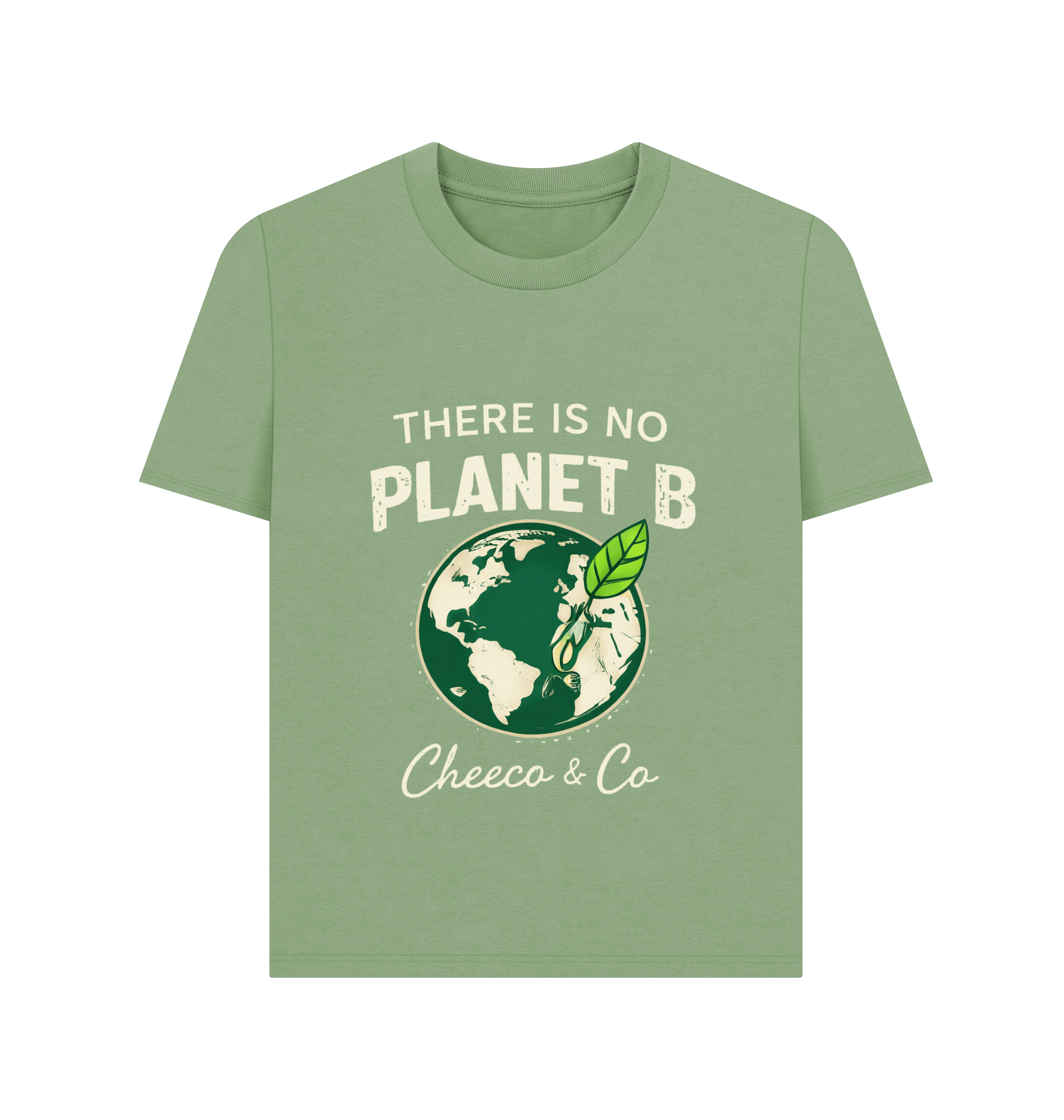 Sage Printed T-shirt Front