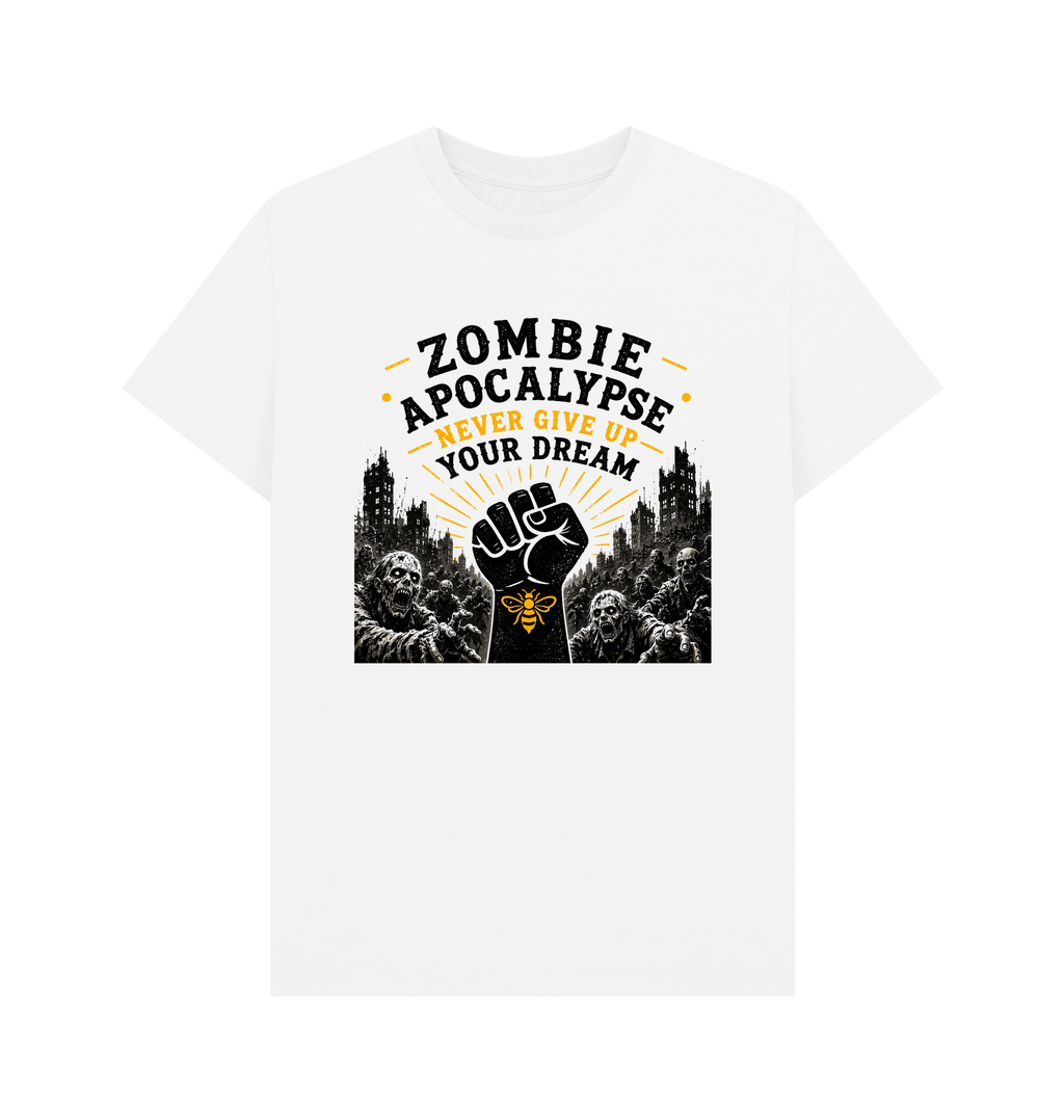 White Printed T-shirt Front