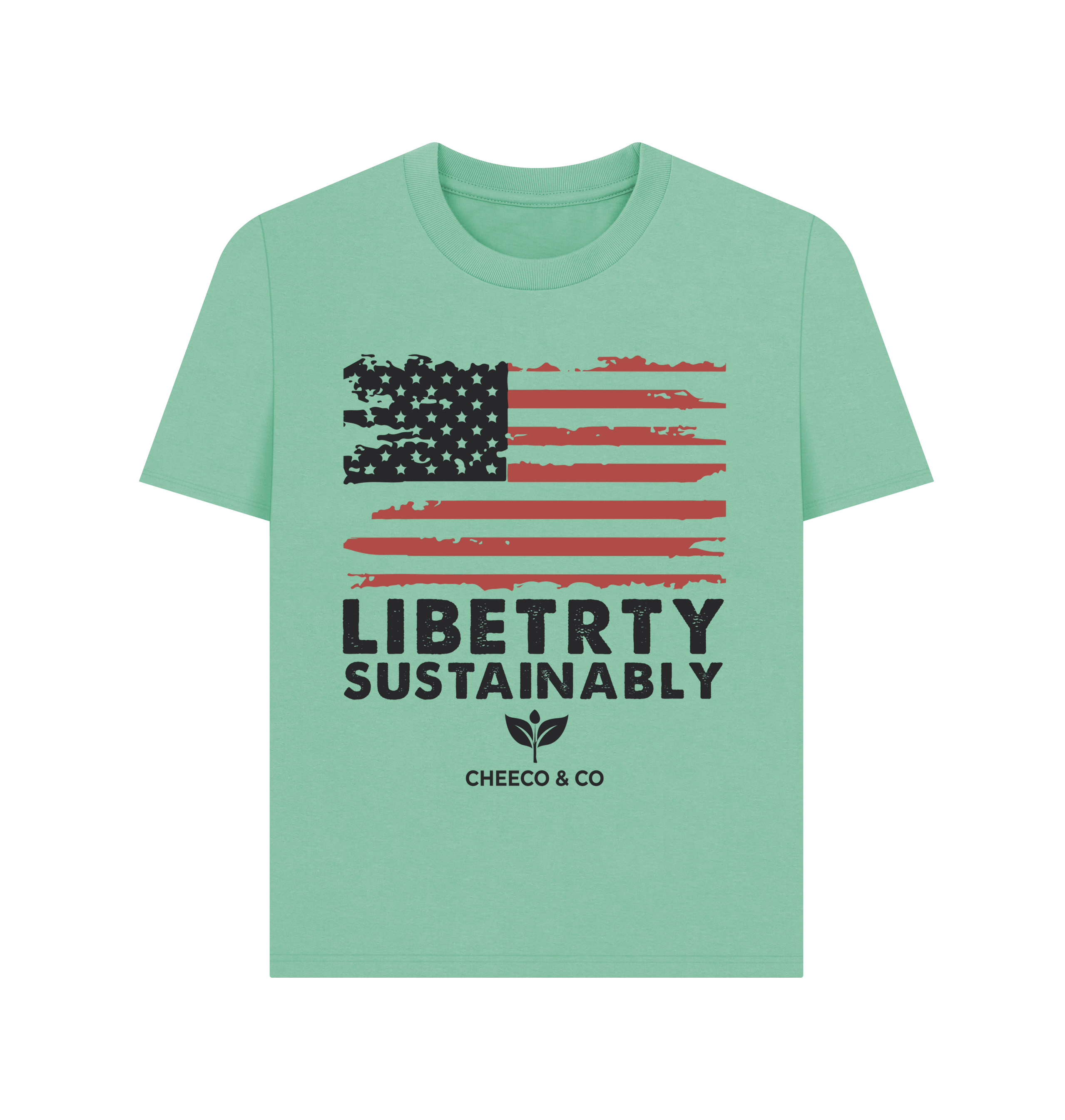 Peppermint Printed T-shirt Front