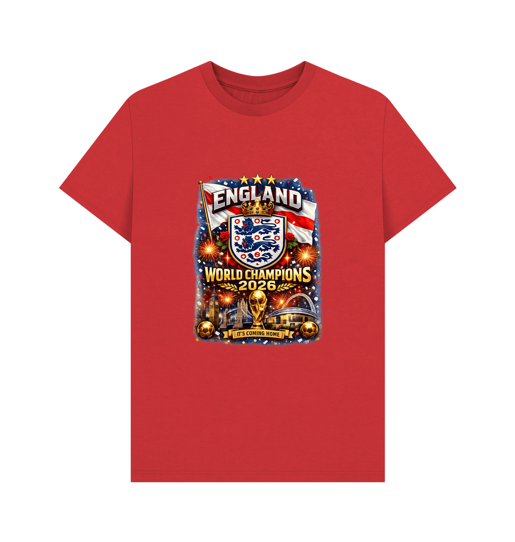 Red Printed T-shirt Front