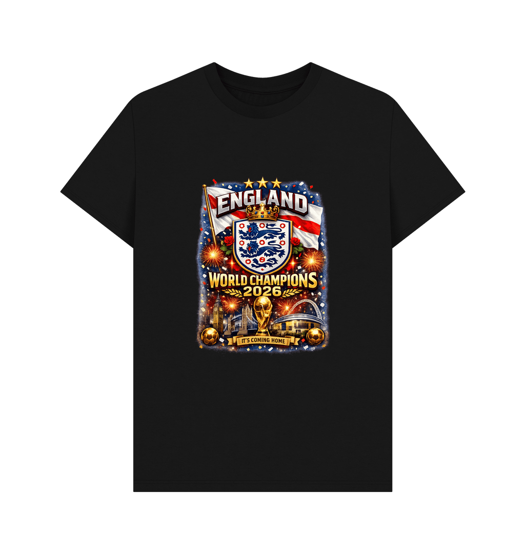 Black Printed T-shirt Front