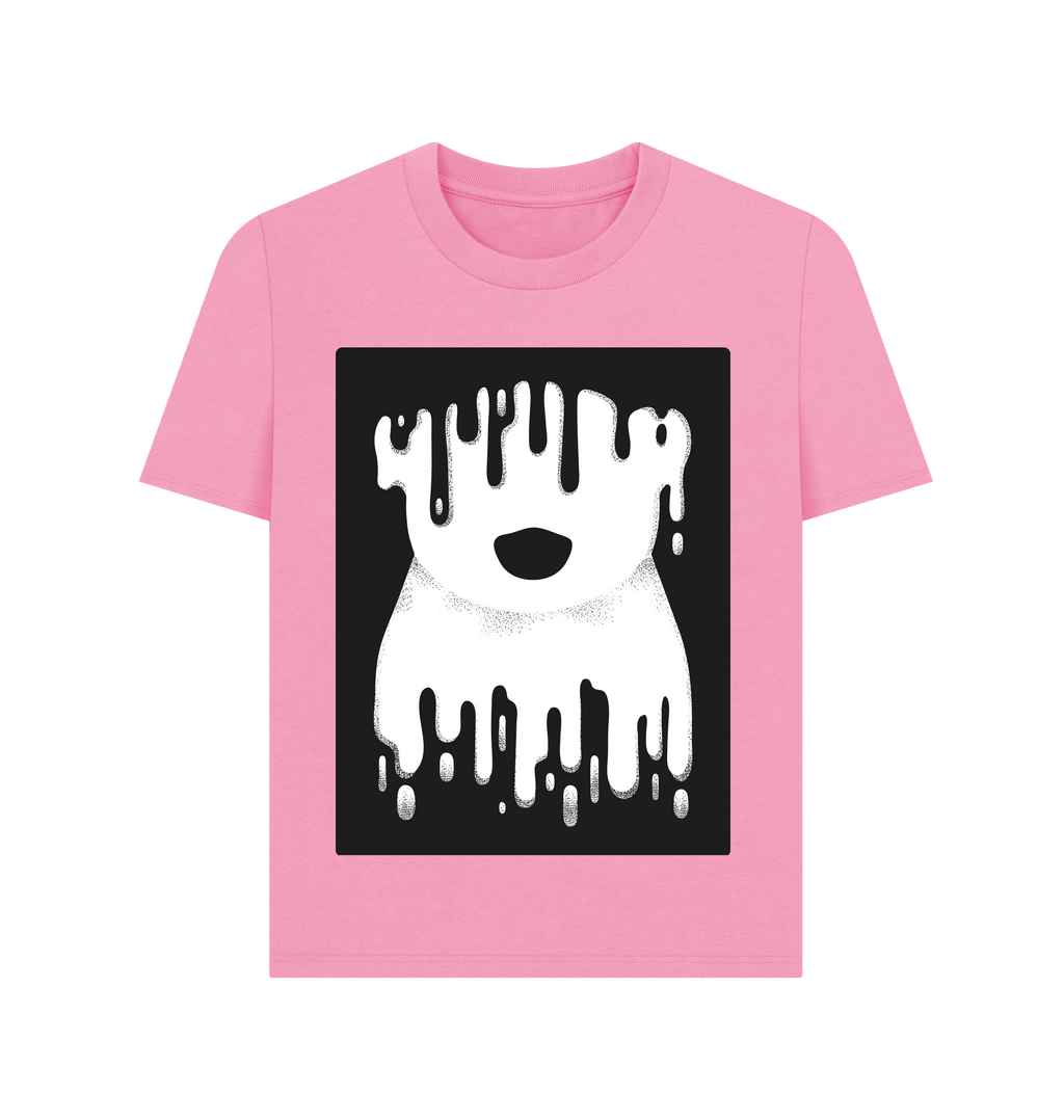 Rose Pink Printed T-shirt Front