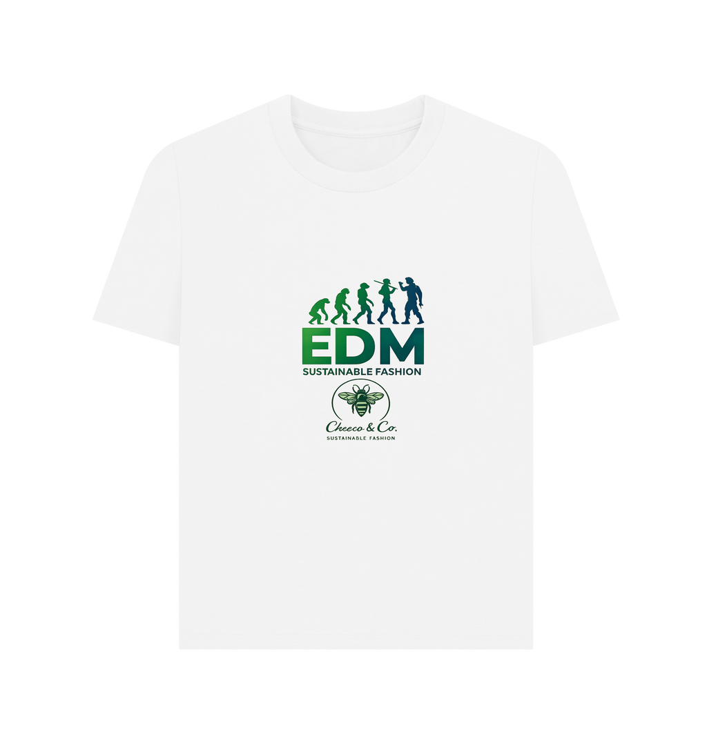 White Printed T-shirt Front