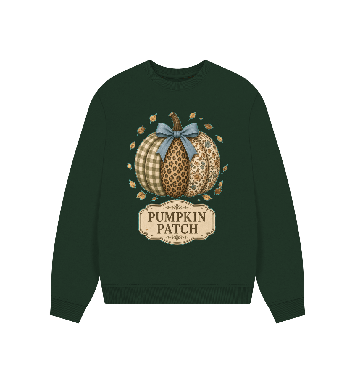 Evergreen Printed Sweater Front