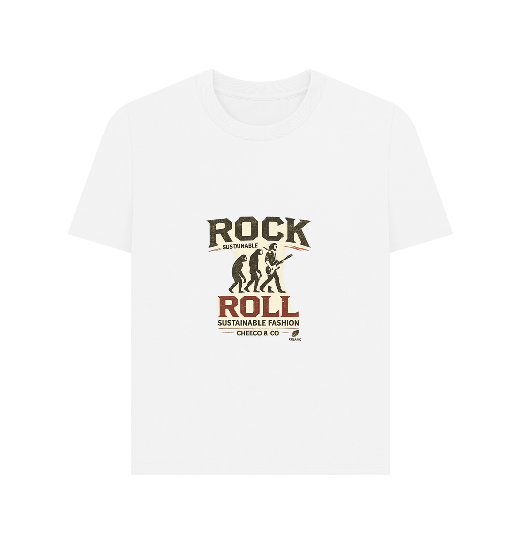 White Printed T-shirt Front