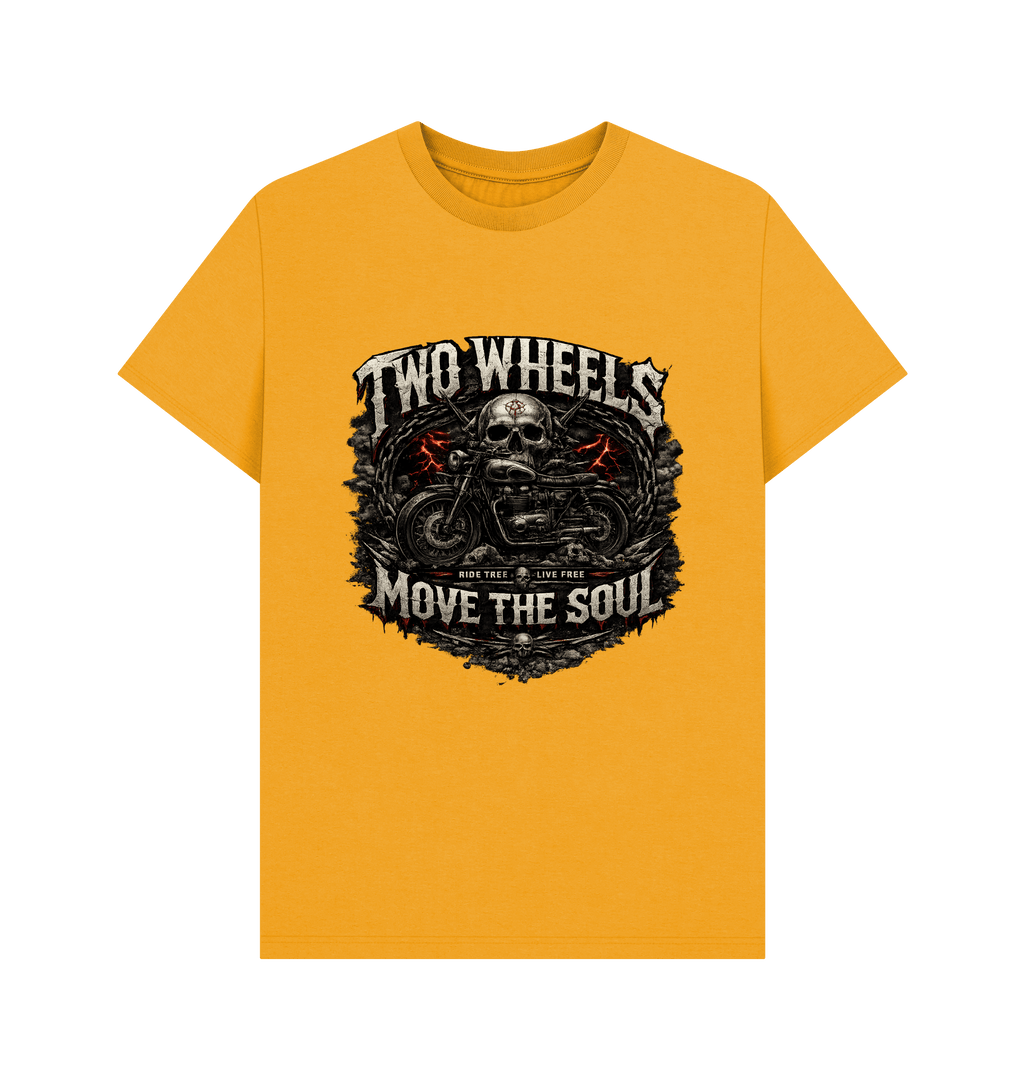 Mustard Printed T-shirt Front