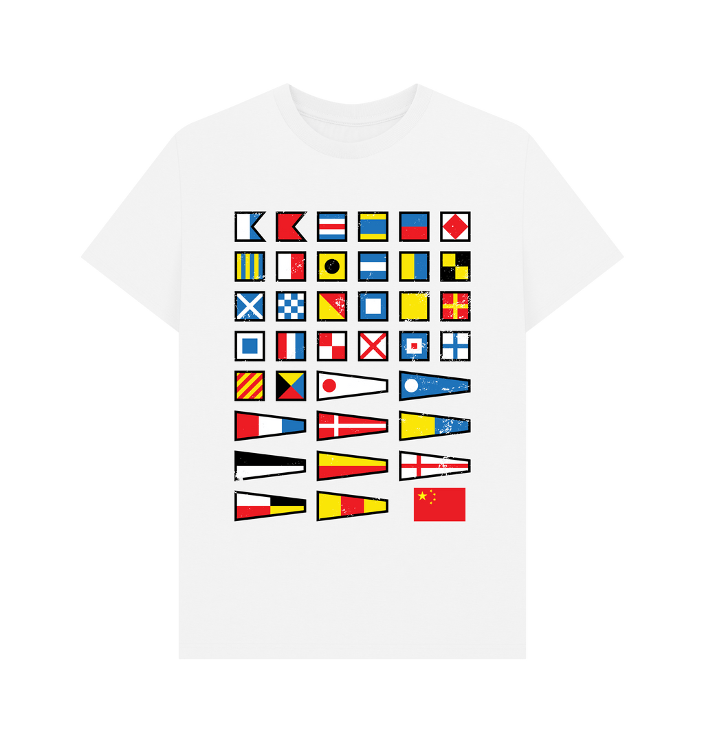 White Printed T-shirt Front