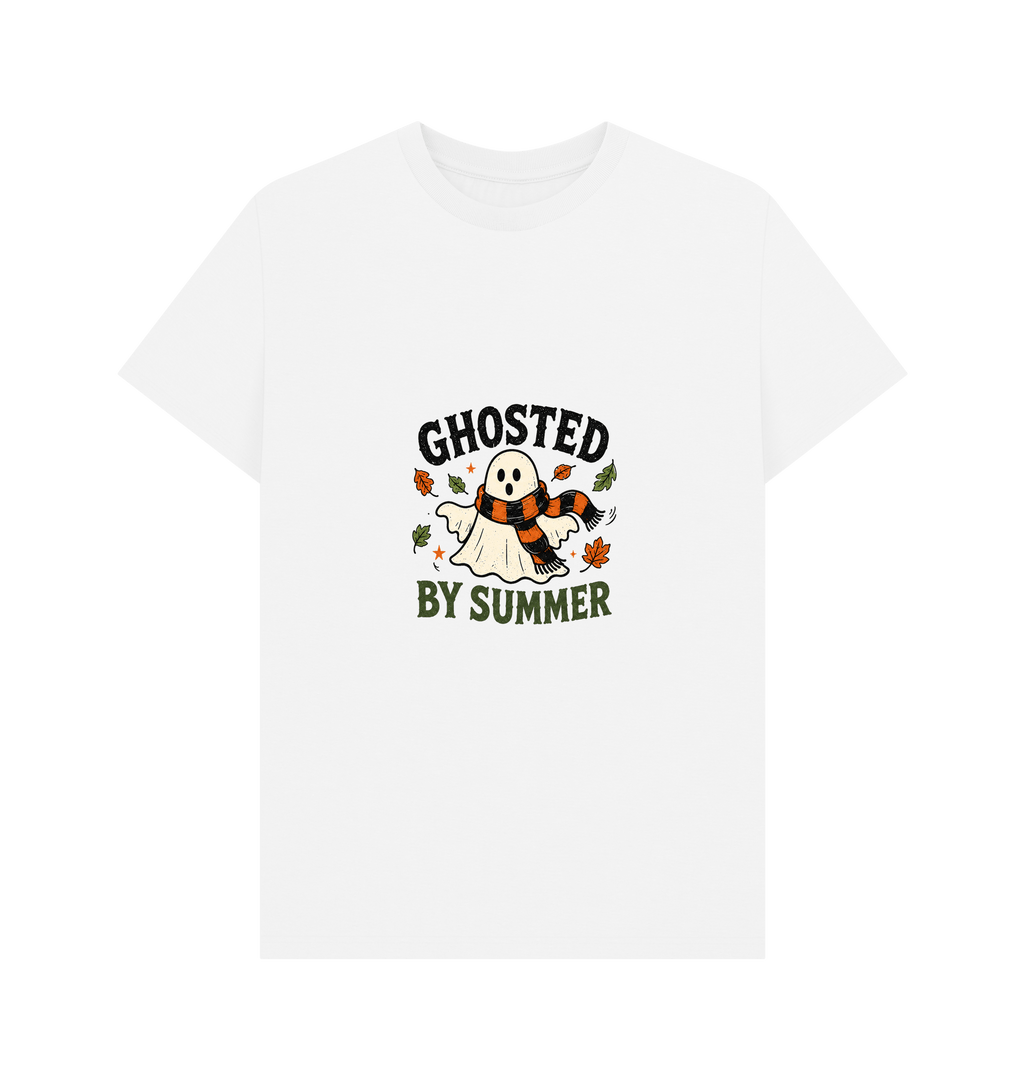 White Printed T-shirt Front