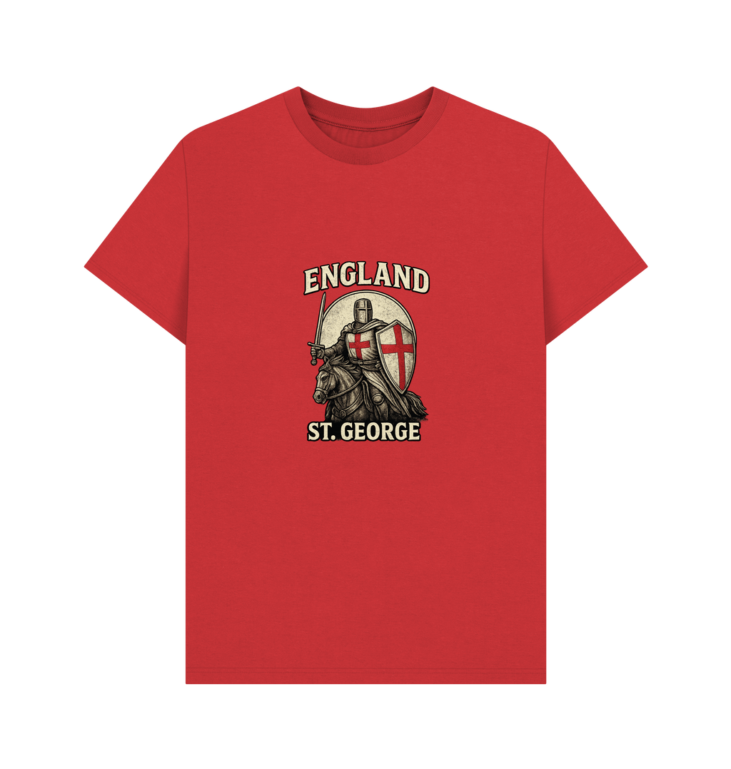 Red Printed T-shirt Front