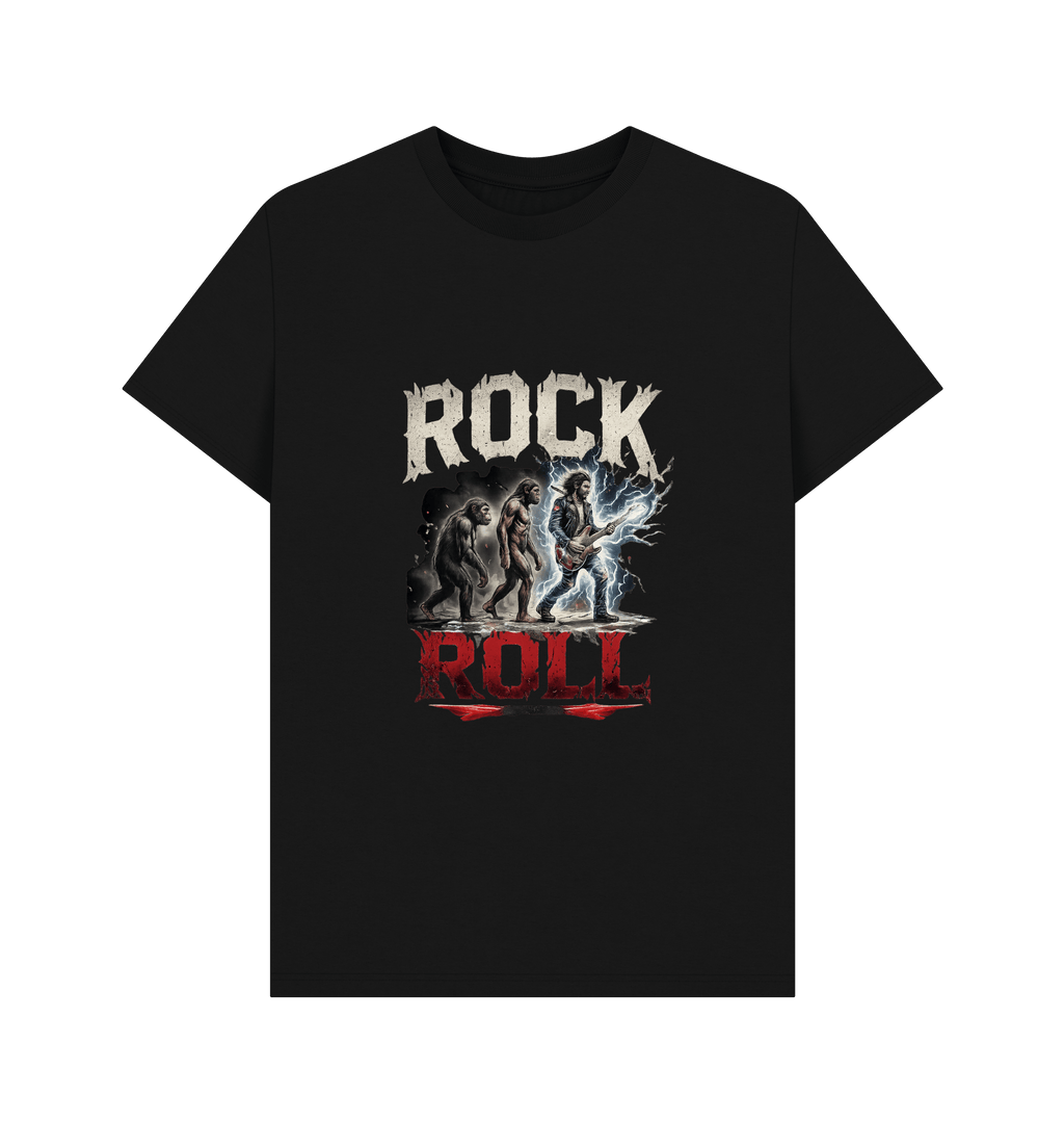 Black Printed T-shirt Front