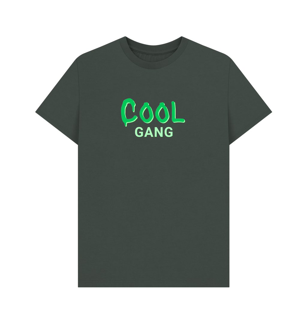 Dark Grey Printed T-shirt Front
