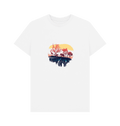 White Printed T-shirt Front