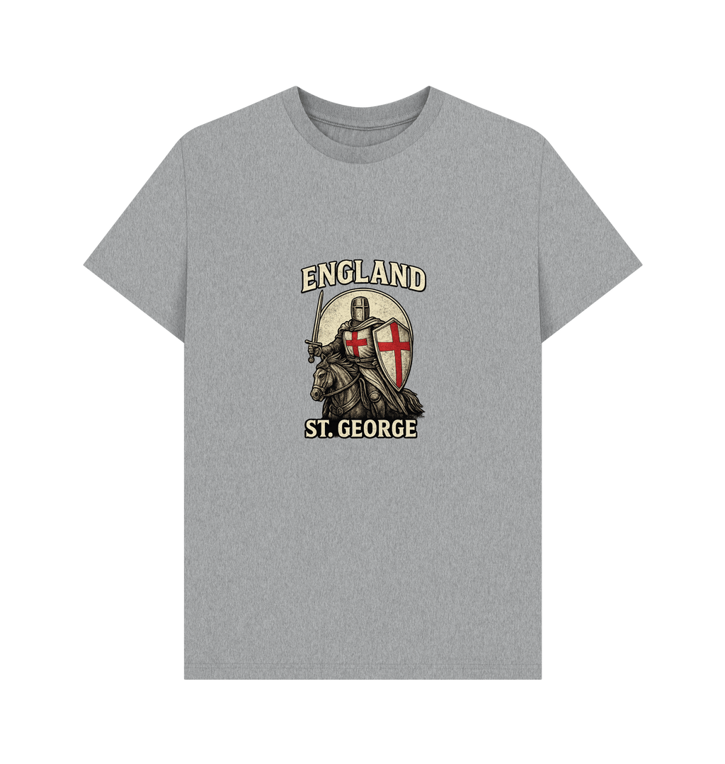 Athletic Grey Printed T-shirt Front