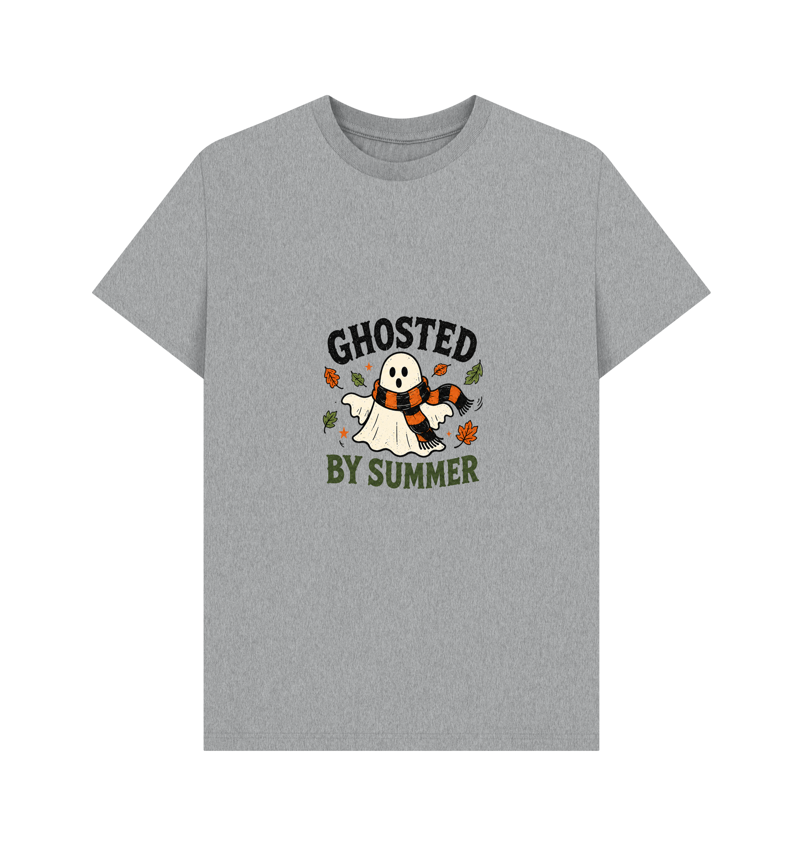 Athletic Grey Printed T-shirt Front