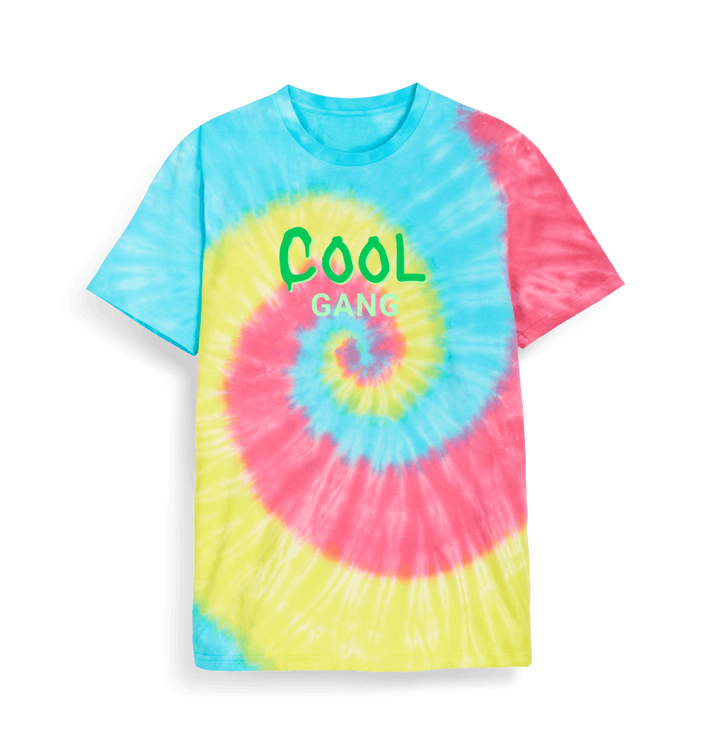 Tie Dye Printed T-shirt Front