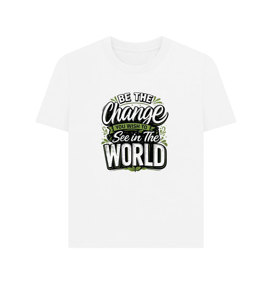 White Printed T-shirt Front