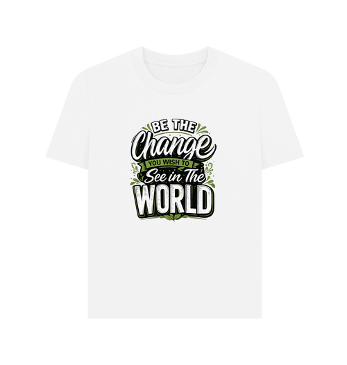 White Printed T-shirt Front