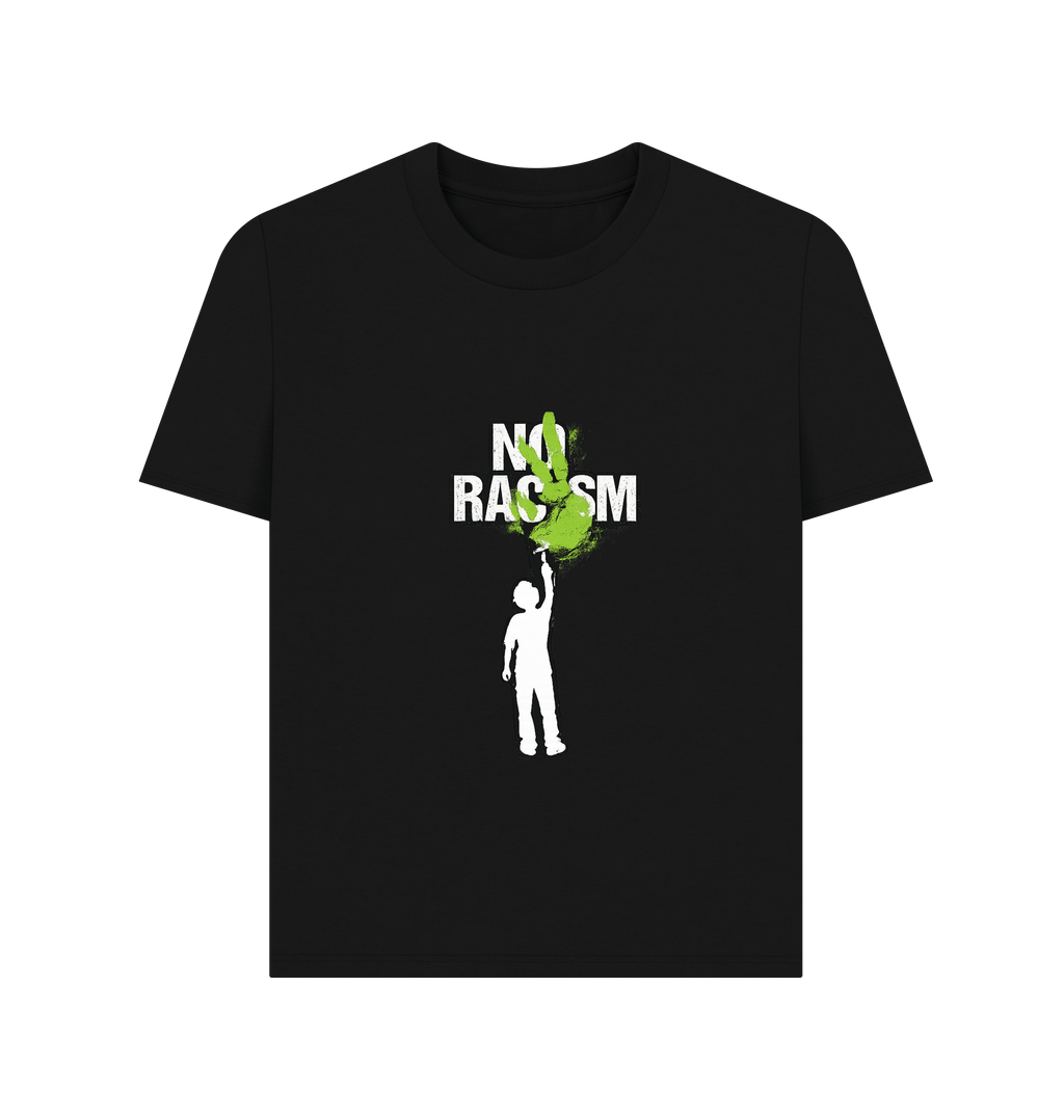 Black Printed T-shirt Front
