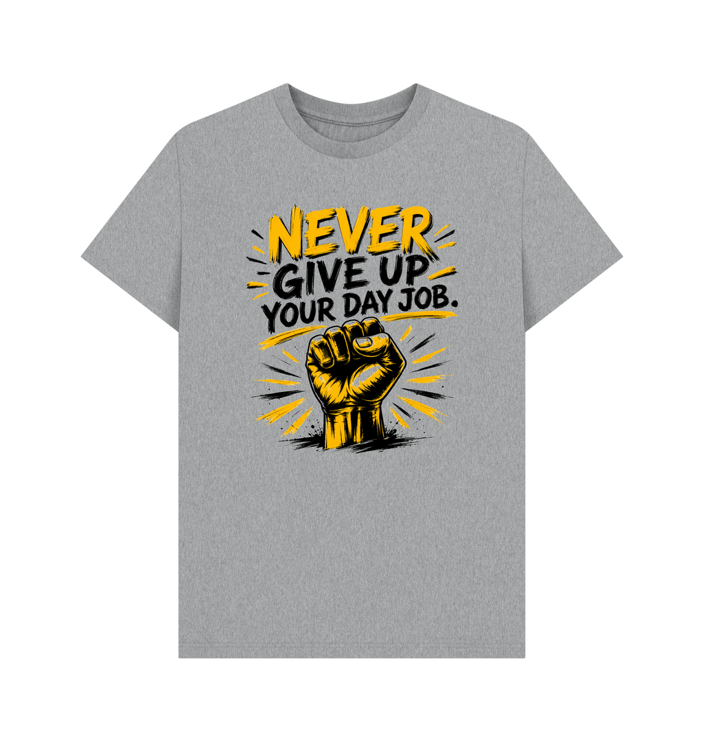 Athletic Grey Printed T-shirt Front