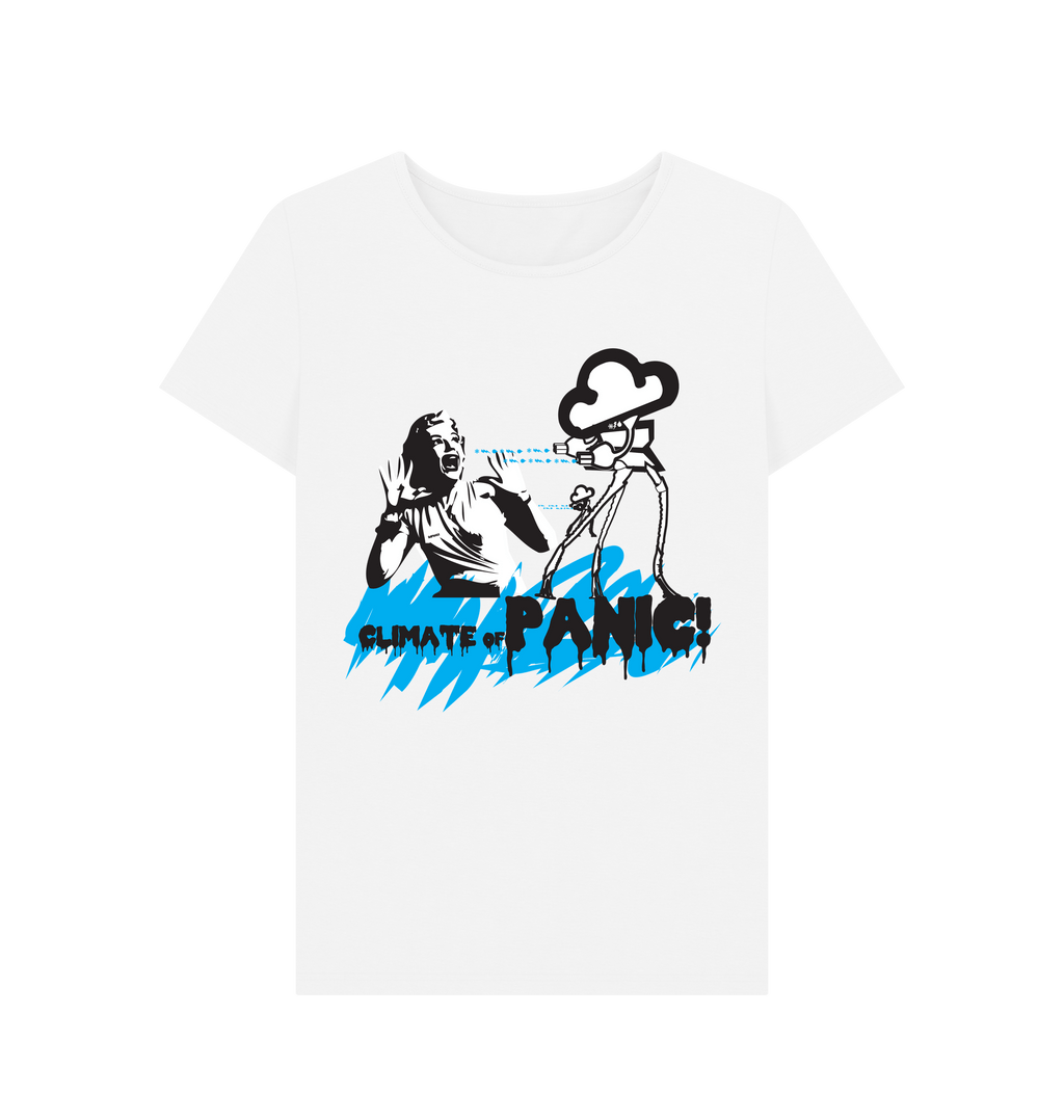 White Printed T-shirt Front