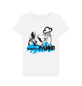 White Printed T-shirt Front