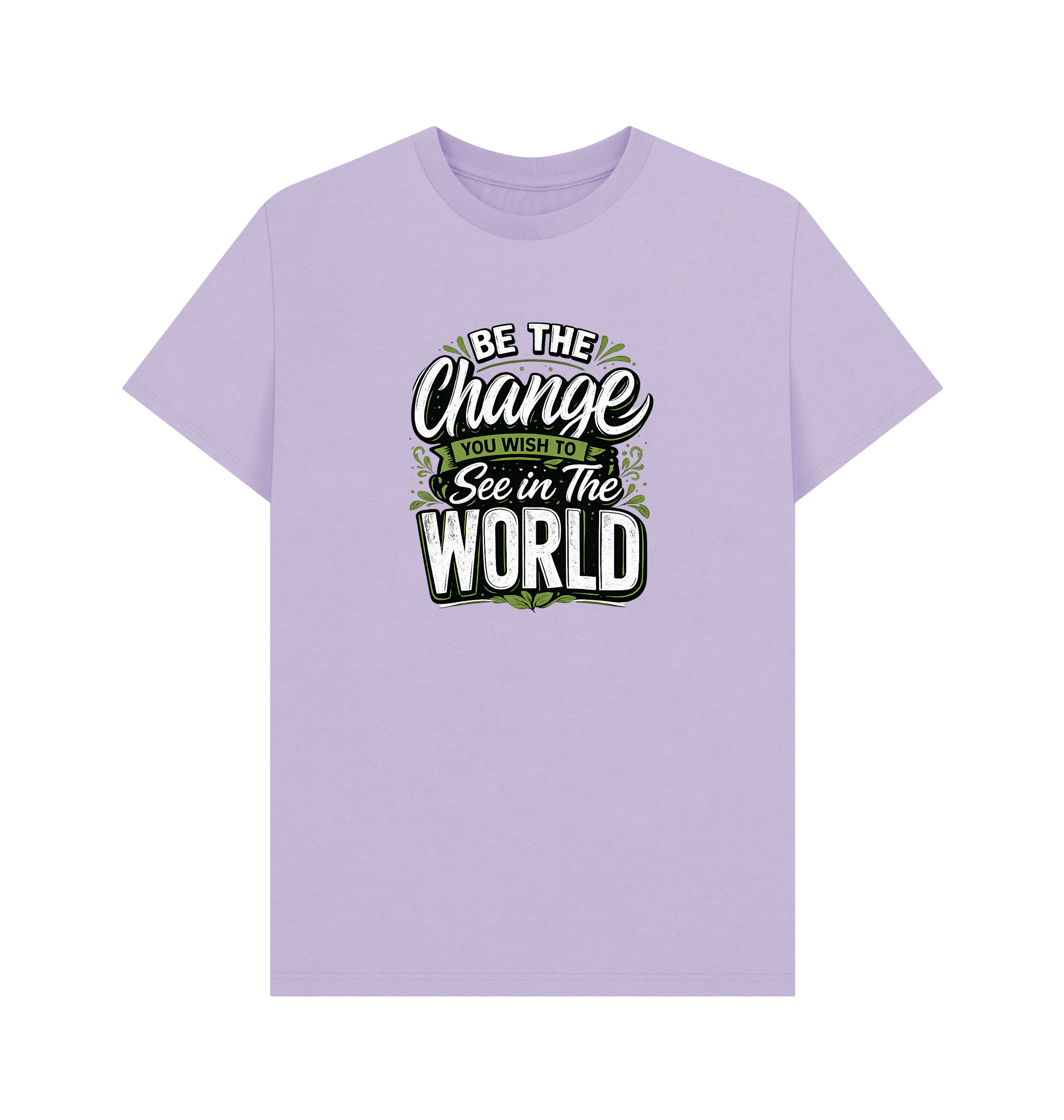 Lilac Printed T-shirt Front