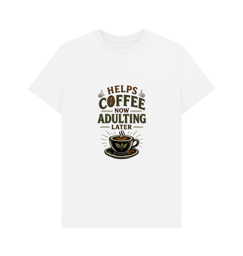White Printed T-shirt Front