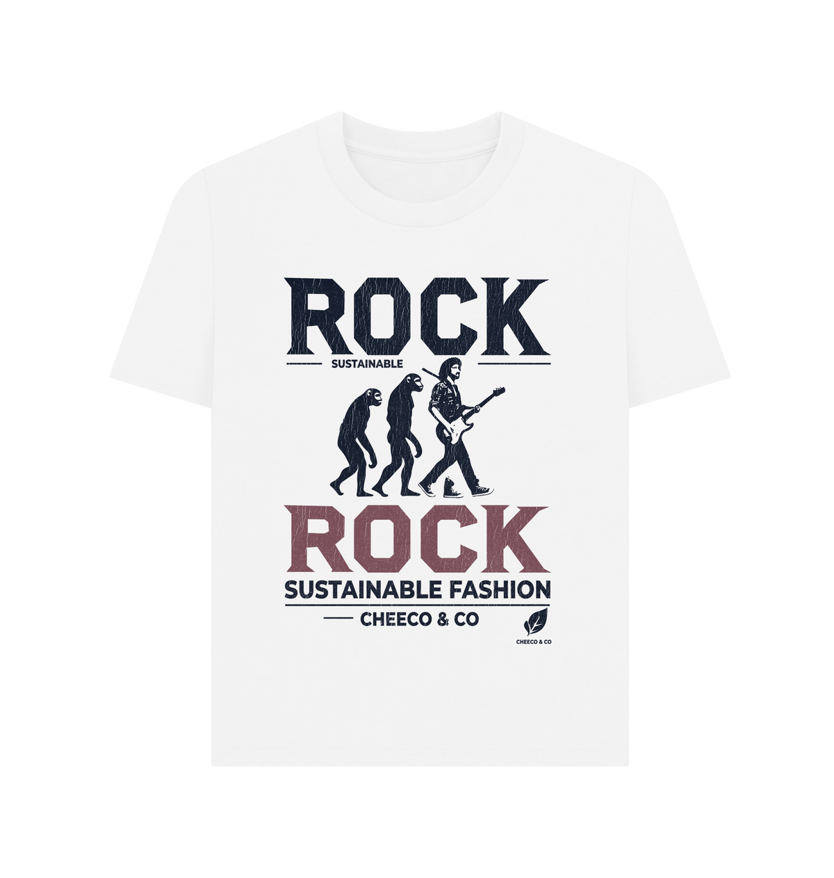 White Printed T-shirt Front