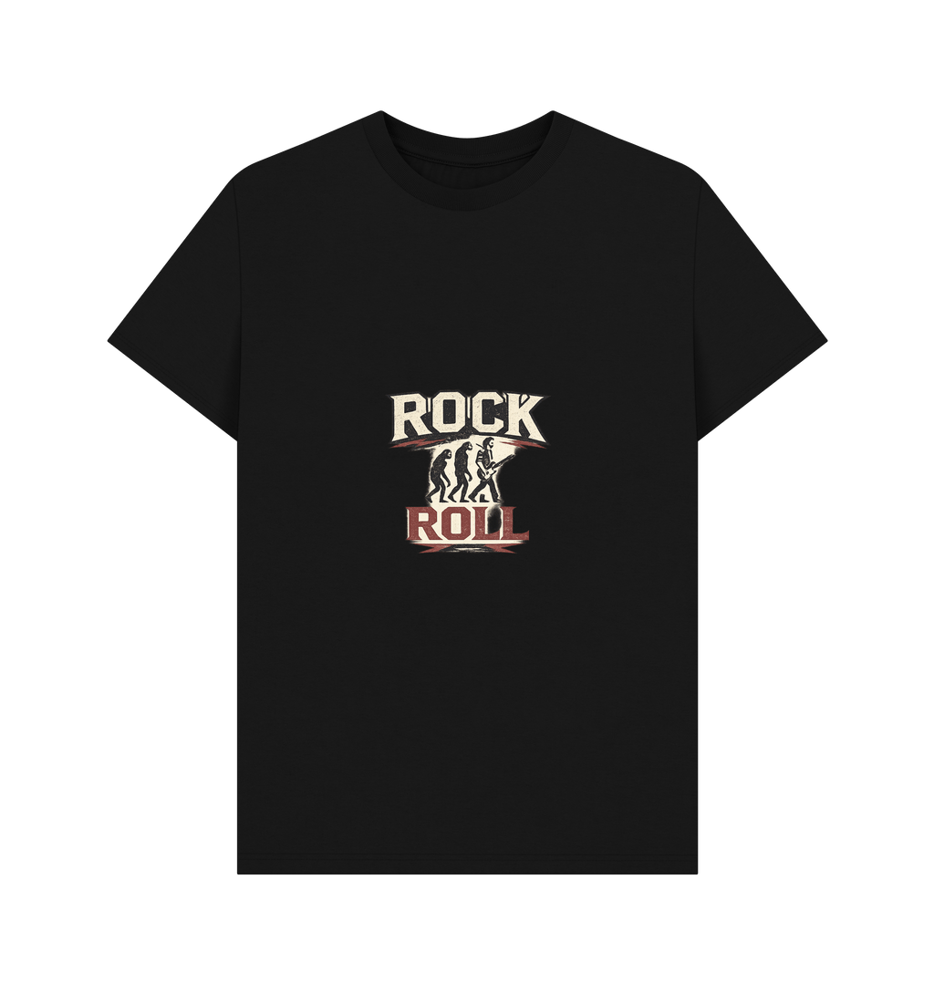 Black Printed T-shirt Front