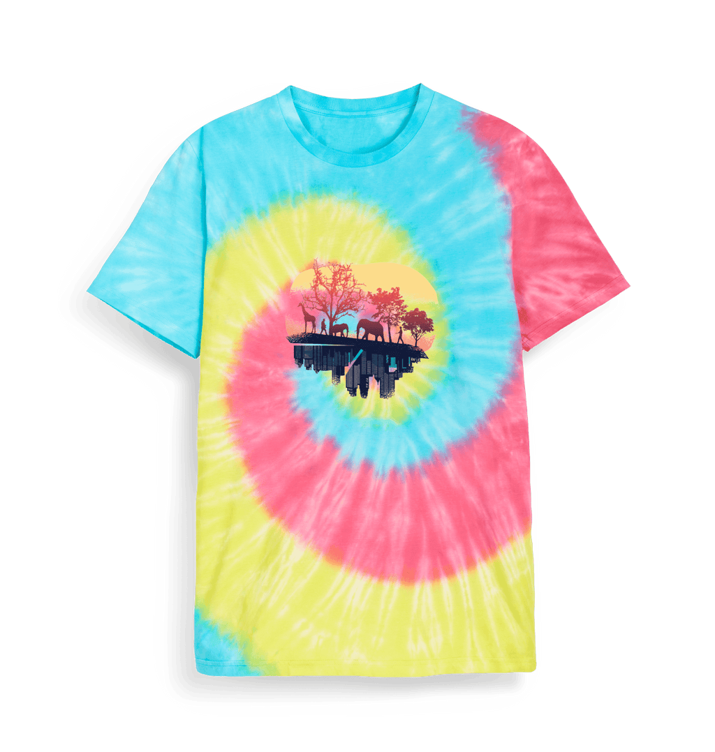 Tie Dye Printed T-shirt Front