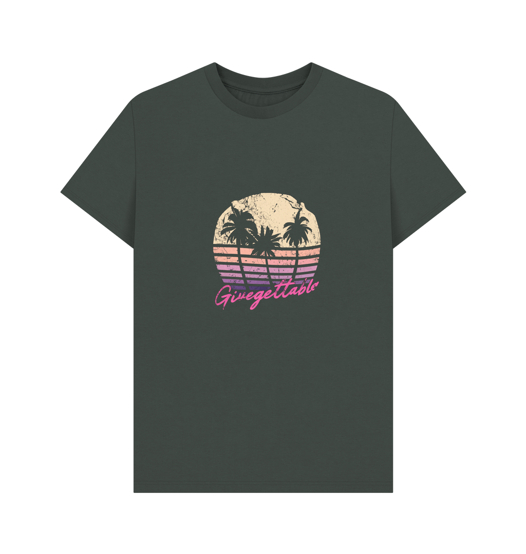 Dark Grey Printed T-shirt Front