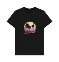 Black Printed T-shirt Front