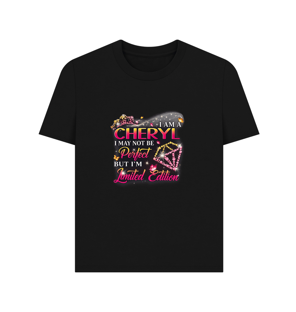 Black Printed T-shirt Front