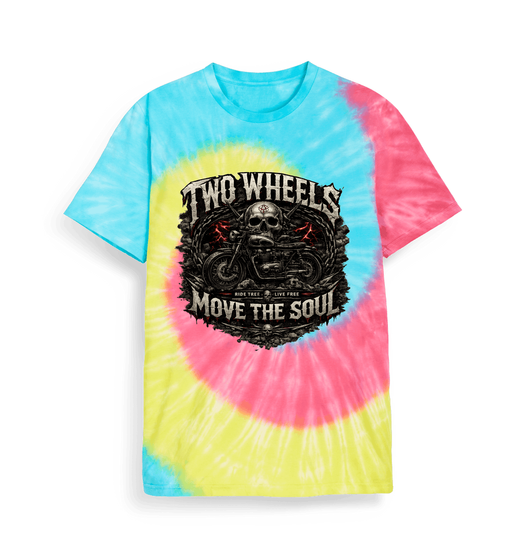 Tie Dye Printed T-shirt Front