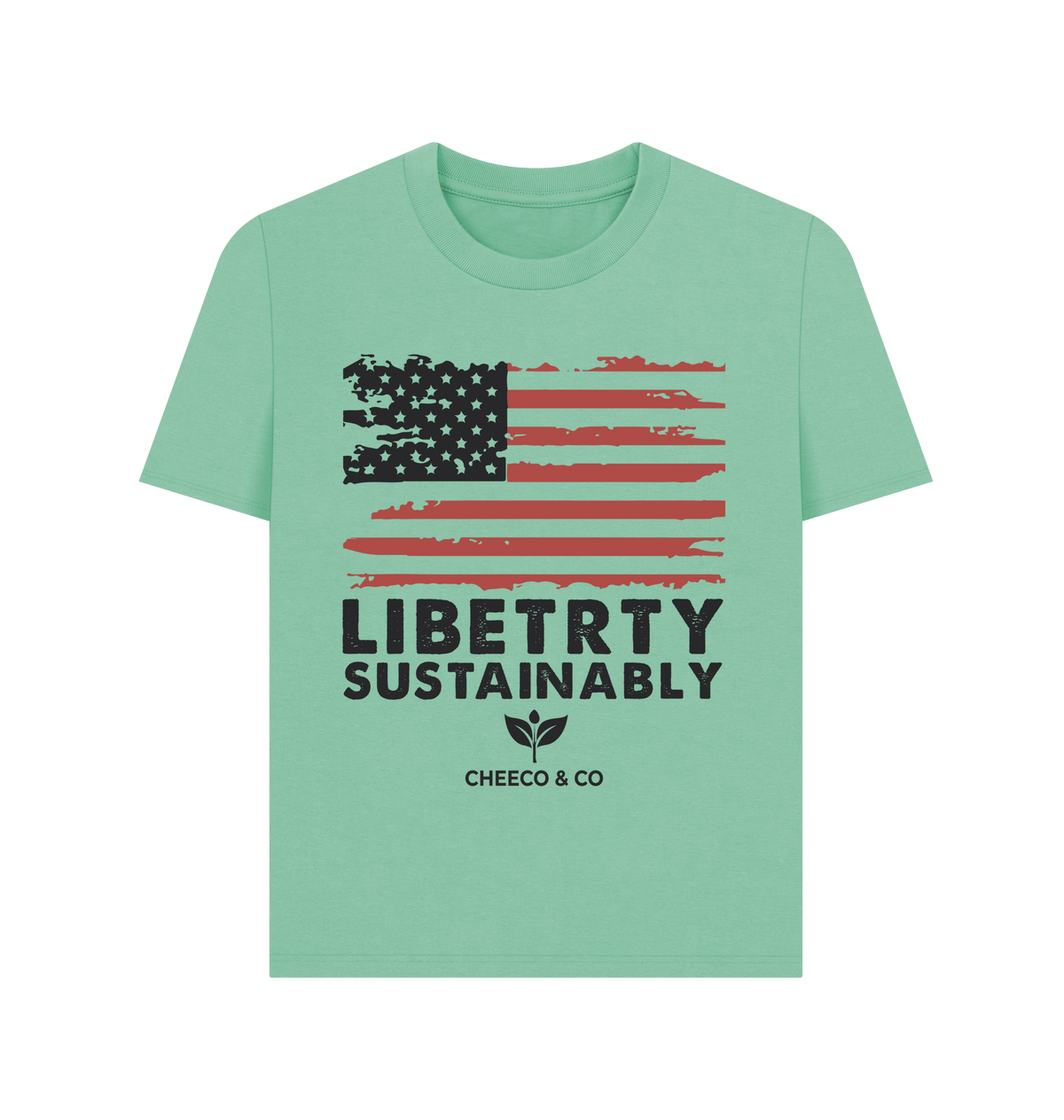 Peppermint Printed T-shirt Front