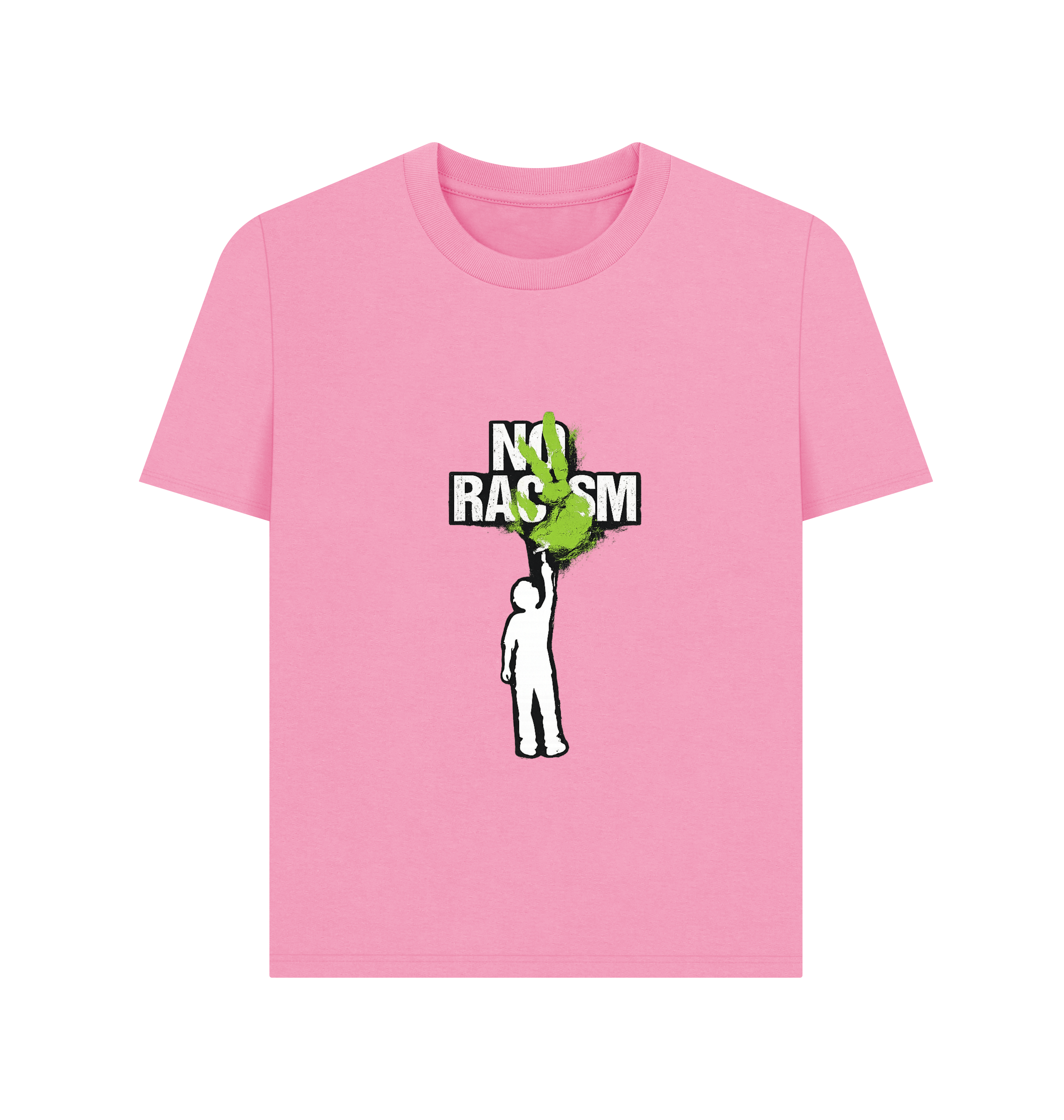 Rose Pink Printed T-shirt Front