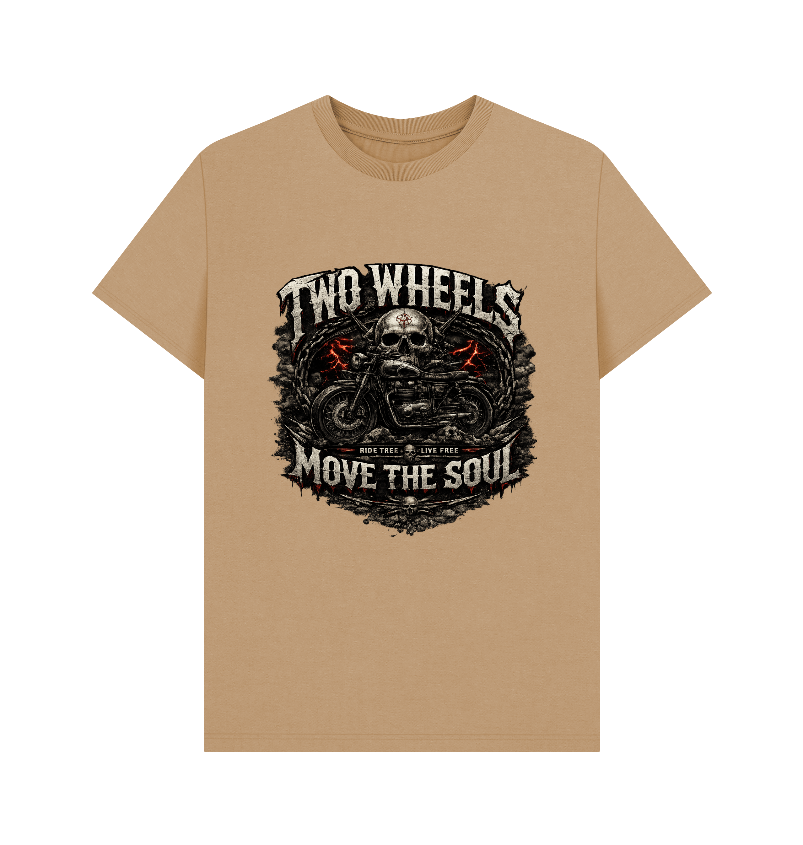 Sand Printed T-shirt Front