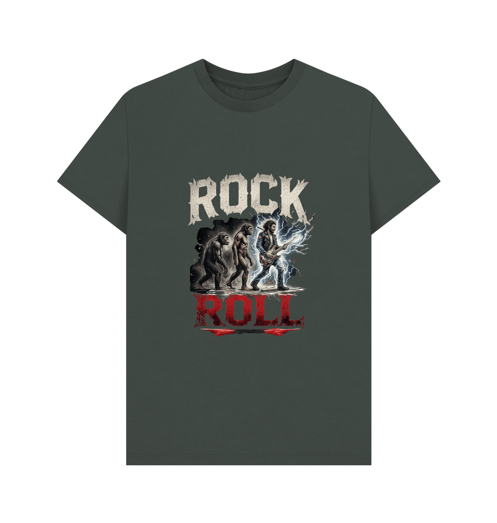 Dark Grey Printed T-shirt Front