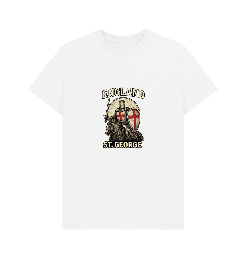 White Printed T-shirt Front
