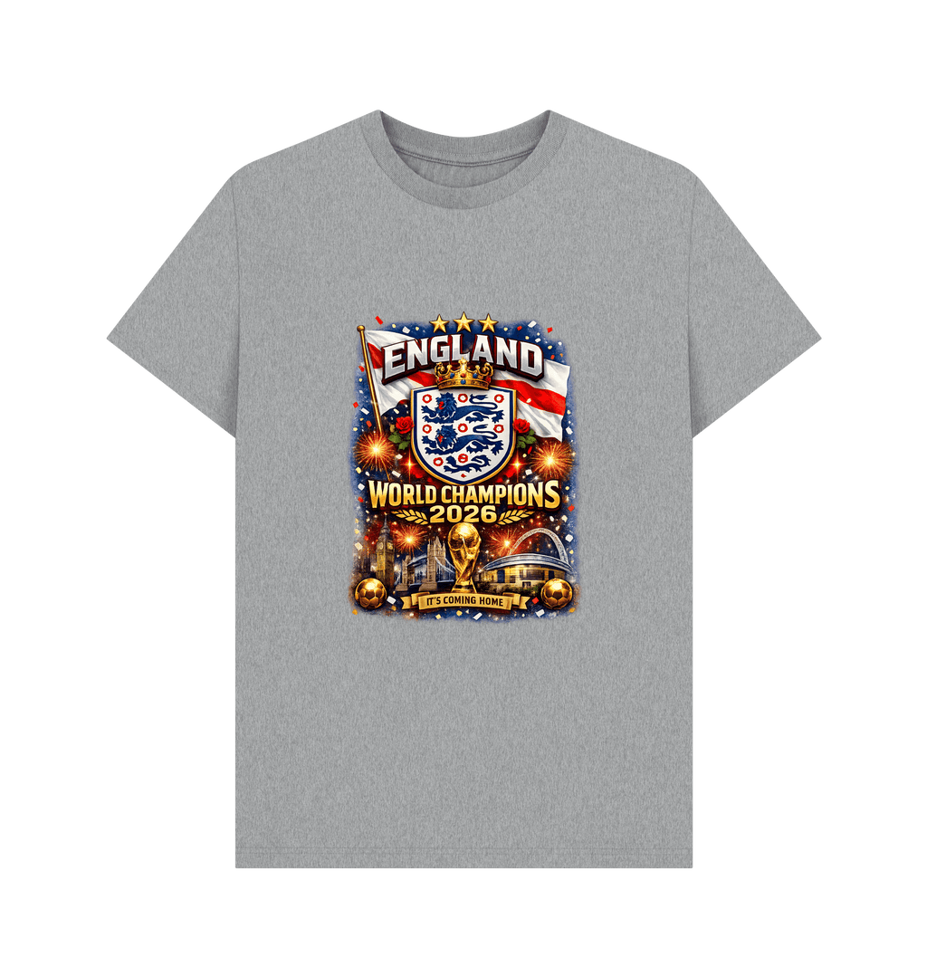 Athletic Grey Printed T-shirt Front
