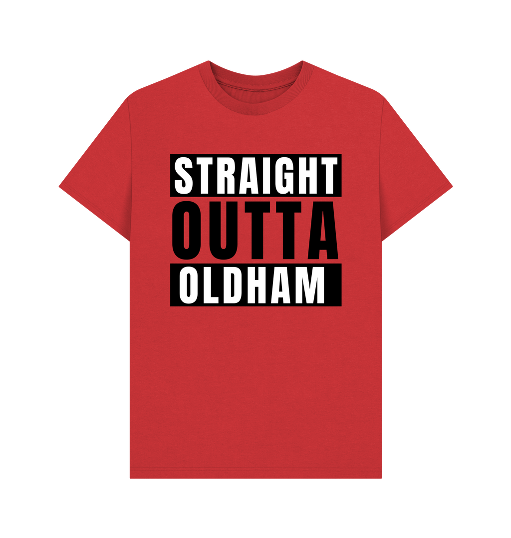 Red Printed T-shirt Front