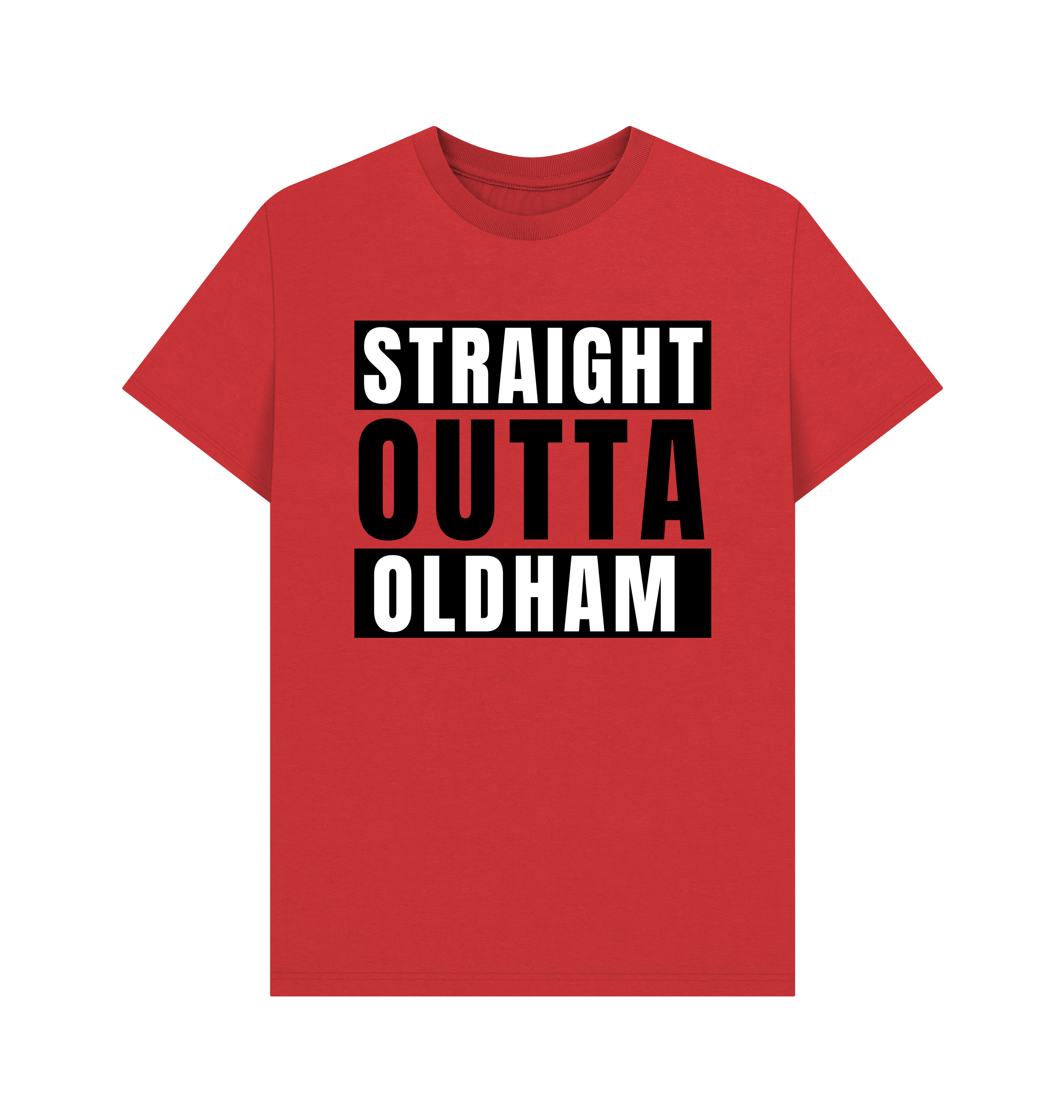 Red Printed T-shirt Front